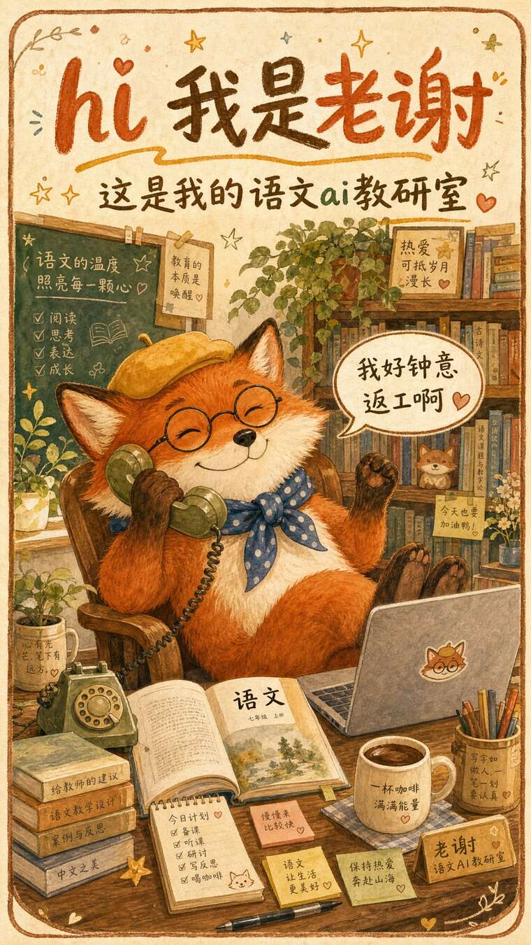 老谢 · 语文 AI 教研室